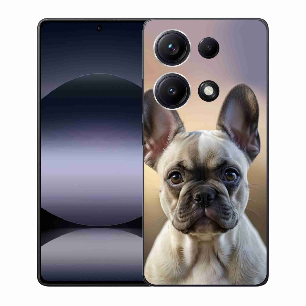 Gélový kryt mmCase na Xiaomi Redmi Note 14S - roztomilý francúzsky buldoček
