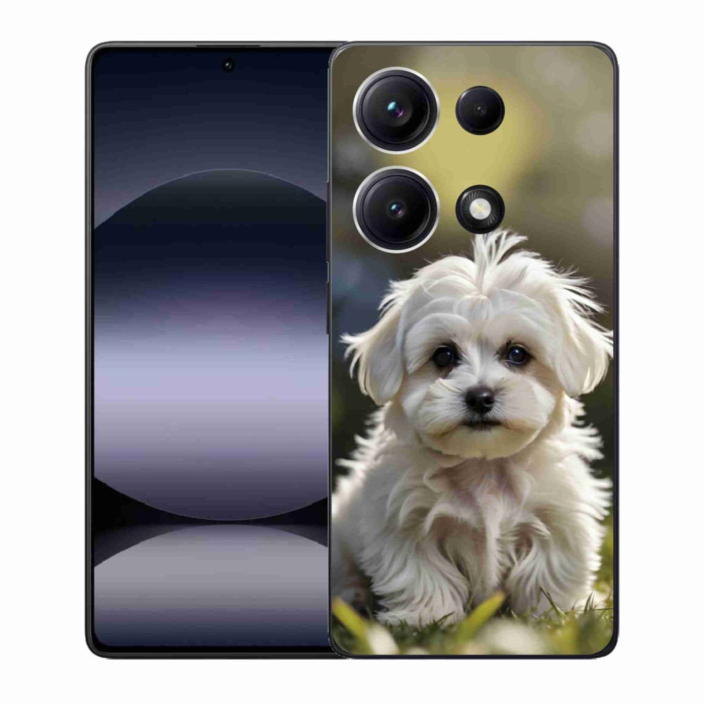 Gélový kryt mmCase na Xiaomi Redmi Note 14S - roztomilý maltézsky psík
