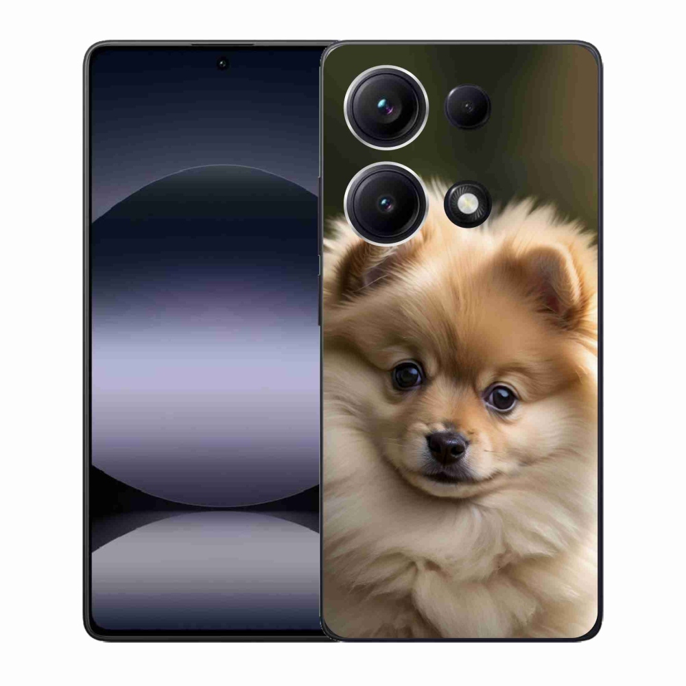 Gélový kryt mmCase na Xiaomi Redmi Note 14S - roztomilý pomeranian 2