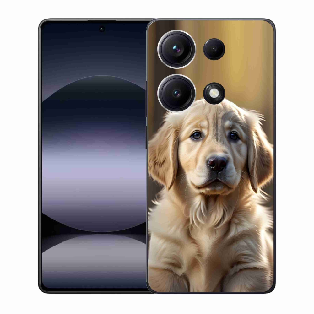 Gélový kryt mmCase na Xiaomi Redmi Note 14S - roztomilý zlatý retriever