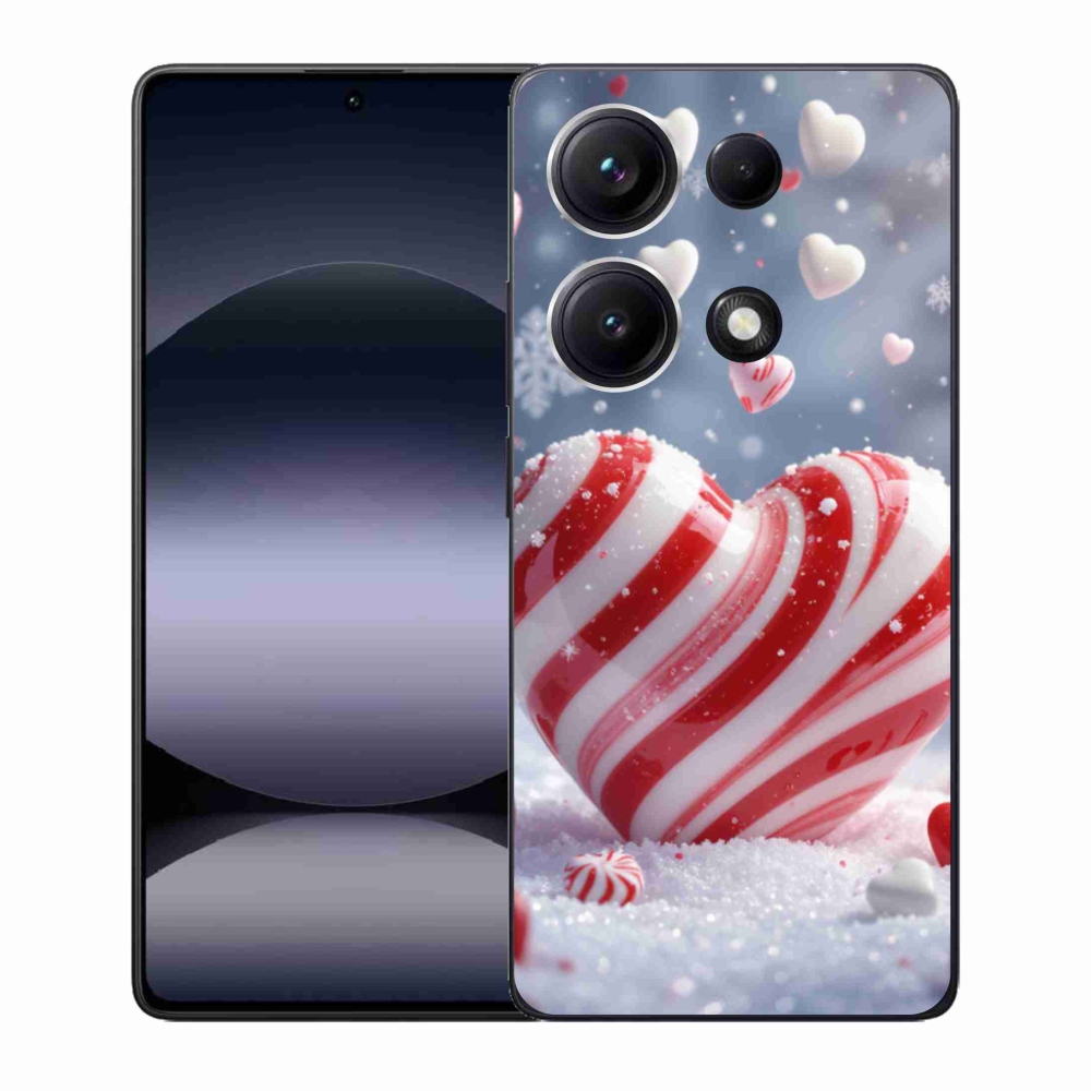 Gélový kryt mmCase na Xiaomi Redmi Note 14S - sladké srdce