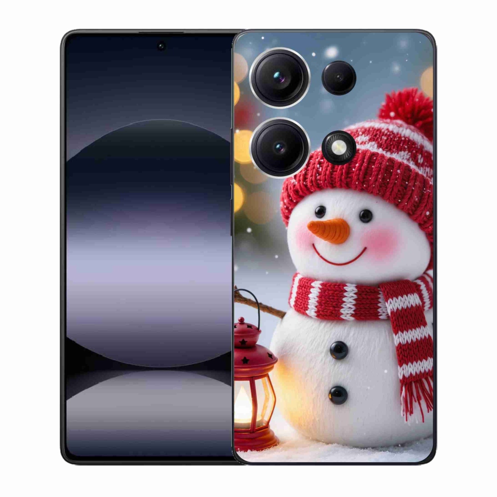 Gélový kryt mmCase na Xiaomi Redmi Note 14S - snehuliak 2