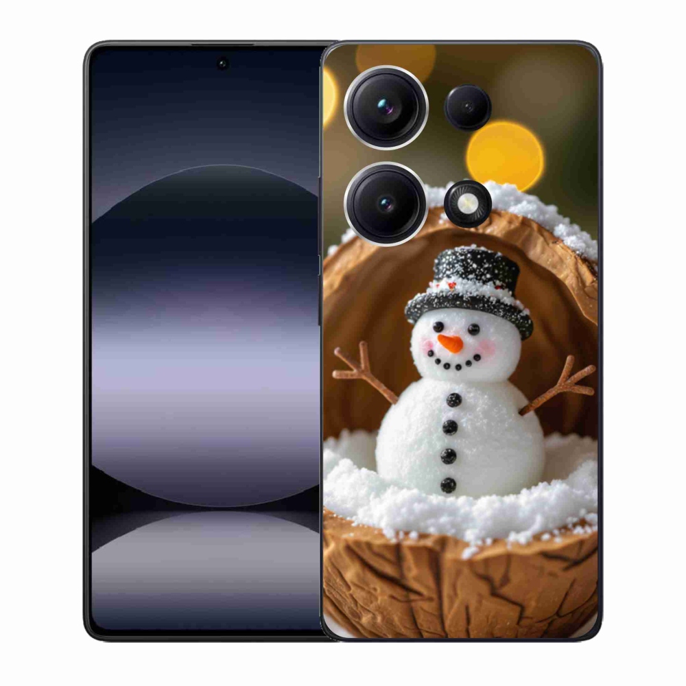 Gélový kryt mmCase na Xiaomi Redmi Note 14S - snehuliak 4