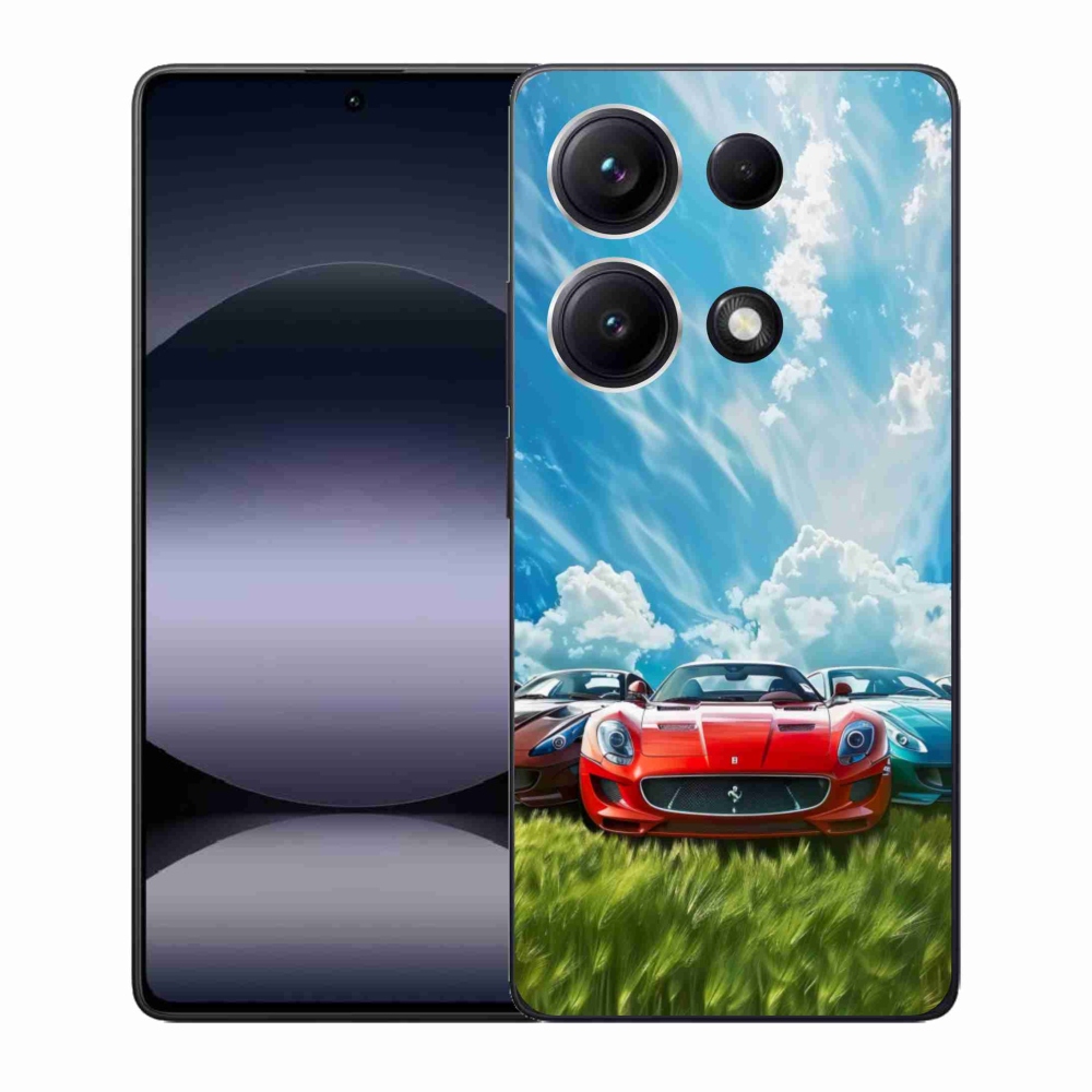 Gélový kryt mmCase na Xiaomi Redmi Note 14S - športové vozidlá