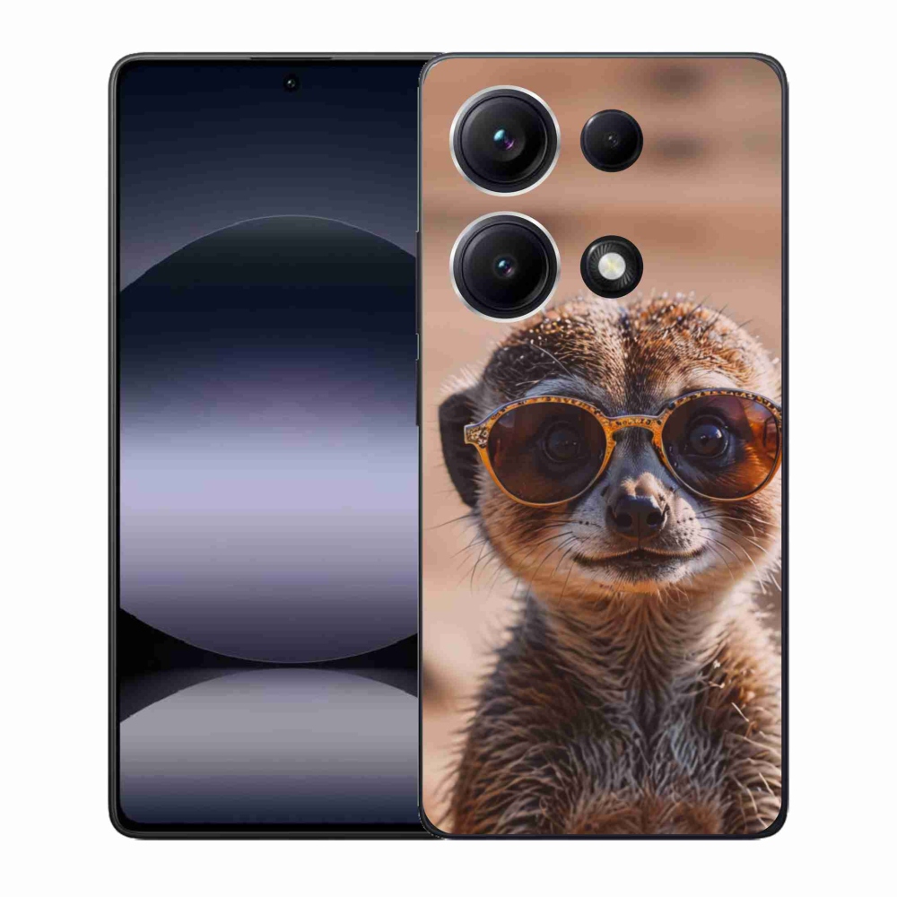 Gélový kryt mmCase na Xiaomi Redmi Note 14S - štýlová surikata