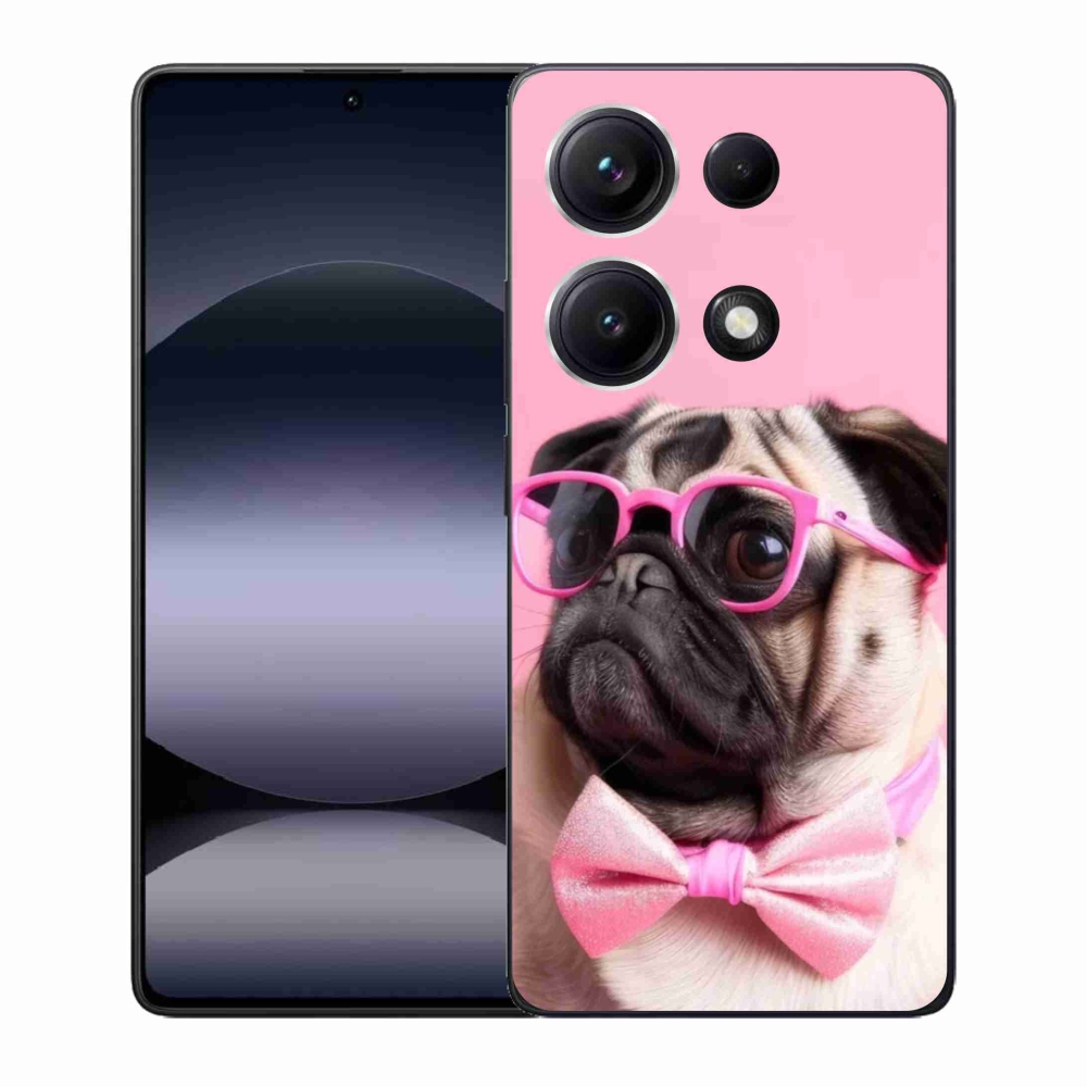 Gélový kryt mmCase na Xiaomi Redmi Note 14S - štýlový mops