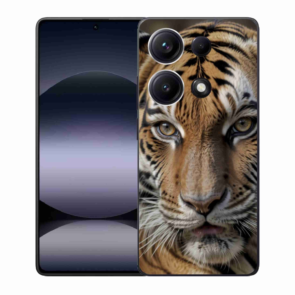 Gélový kryt mmCase na Xiaomi Redmi Note 14S - tigrie pohľad