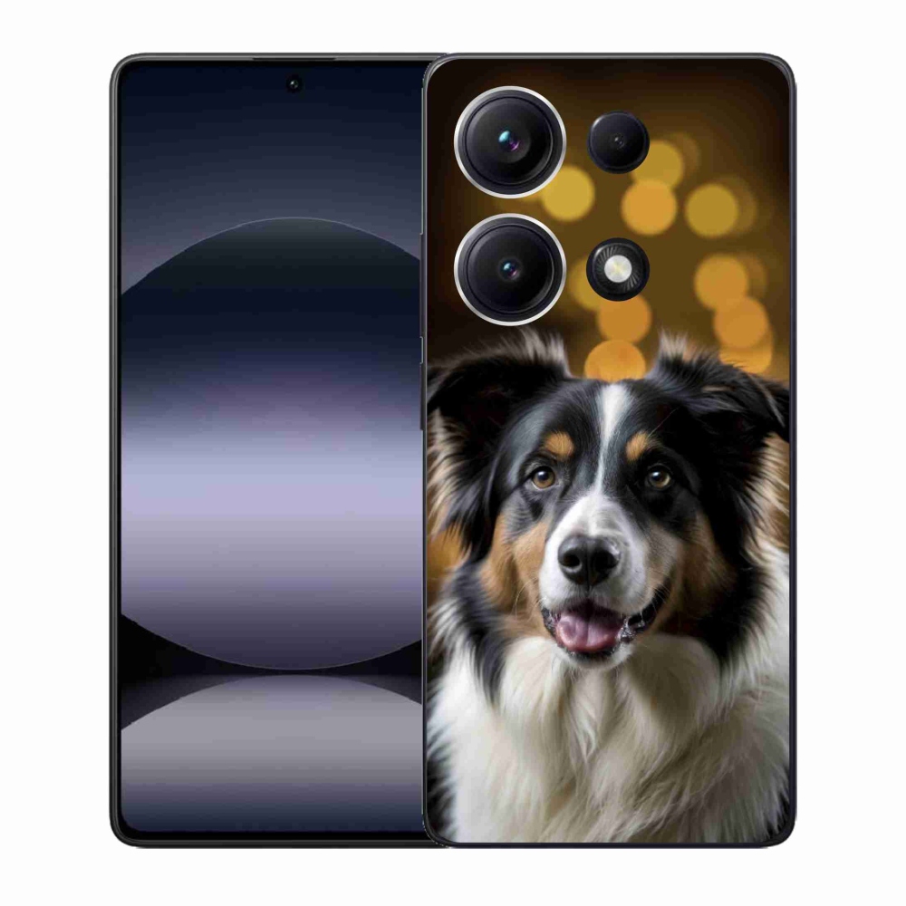 Gélový kryt mmCase na Xiaomi Redmi Note 14S - usmievavý austrálsky ovčiak