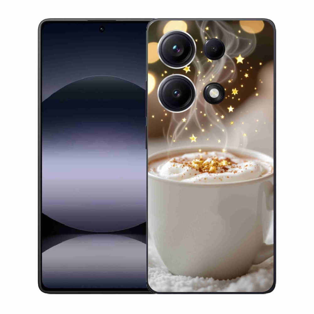 Gélový kryt mmCase na Xiaomi Redmi Note 14S - vianočný horúci nápoj