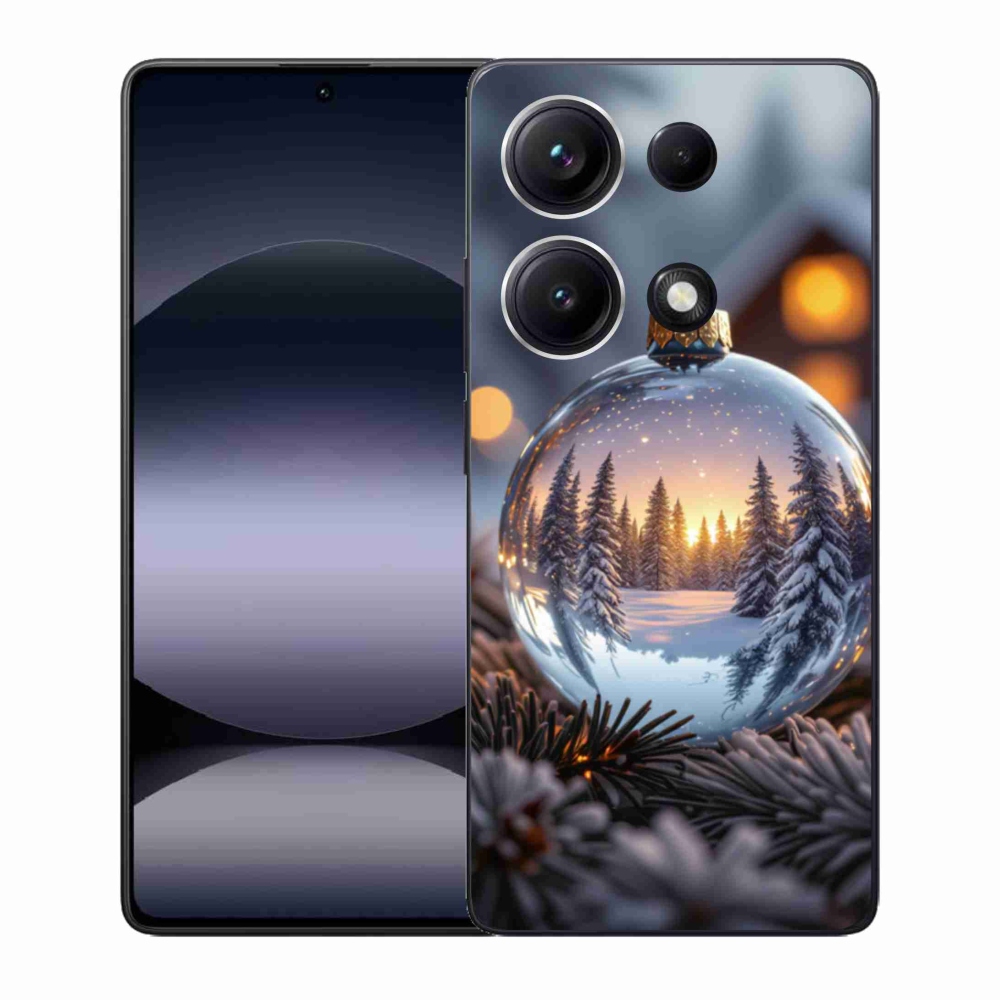 Gélový kryt mmCase na Xiaomi Redmi Note 14S - vianočná ozdoba