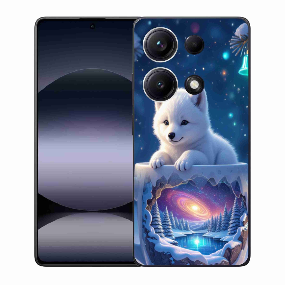 Gélový kryt mmCase na Xiaomi Redmi Note 14S - vianočné šteňa