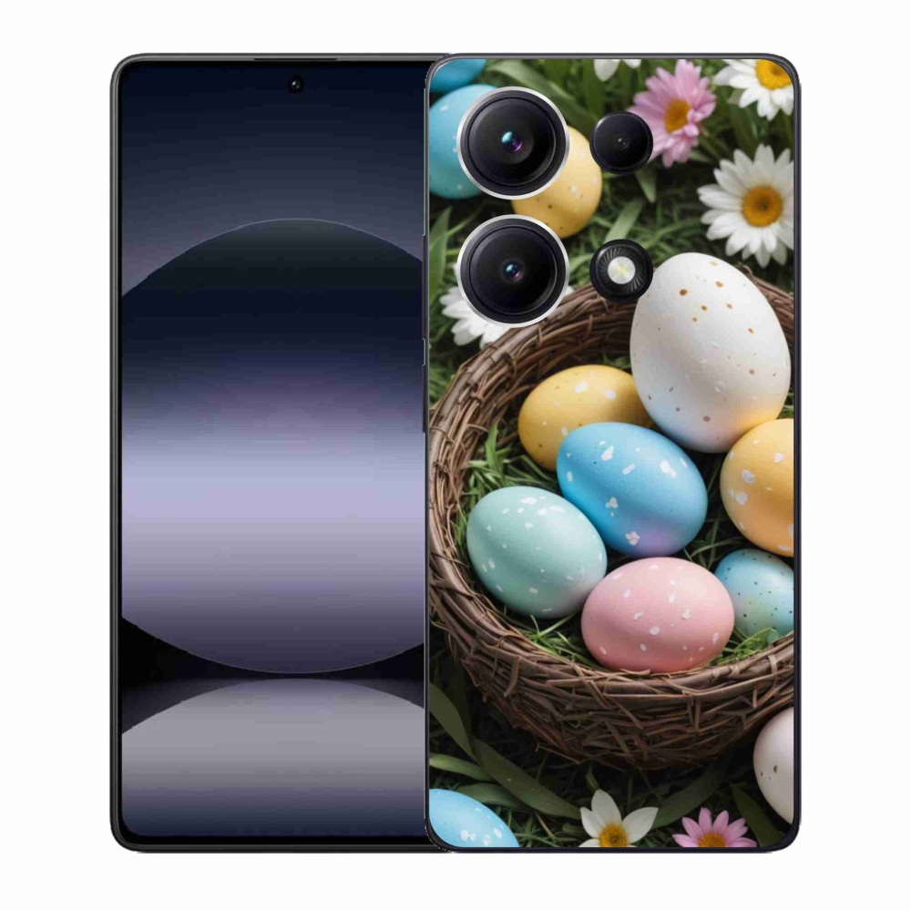 Gélový kryt mmCase na Xiaomi Redmi Note 14S - veľkonočné vajíčka 2