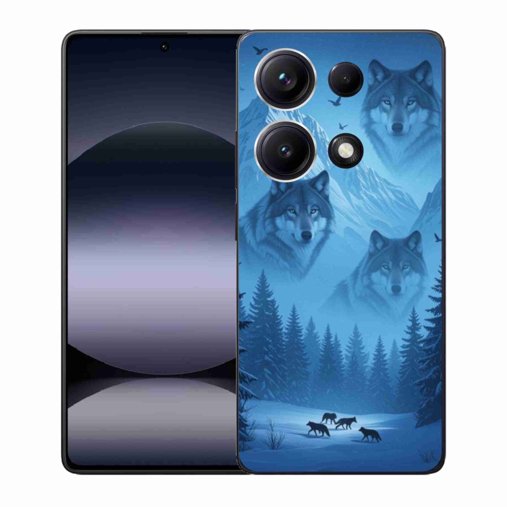 Gélový kryt mmCase na Xiaomi Redmi Note 14S - vlčia svorka