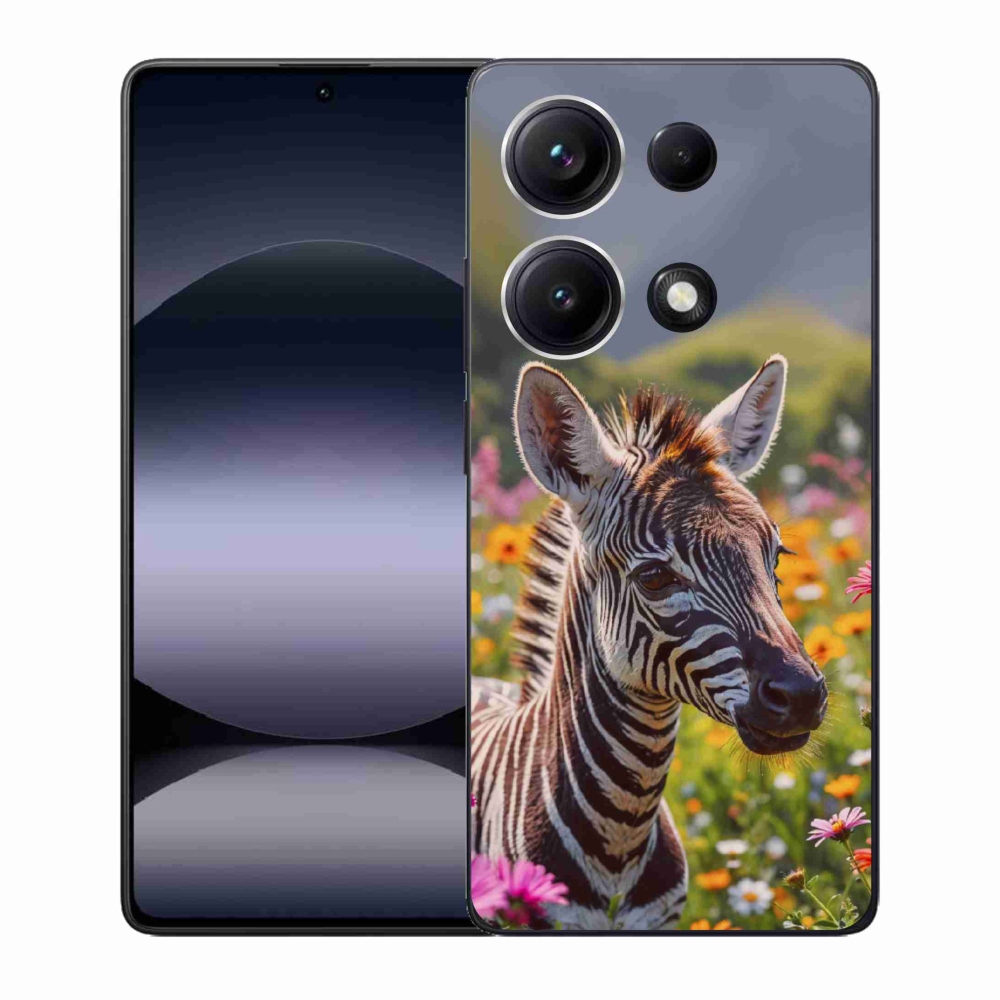 Gélový kryt mmCase na Xiaomi Redmi Note 14S - zebra na lúke