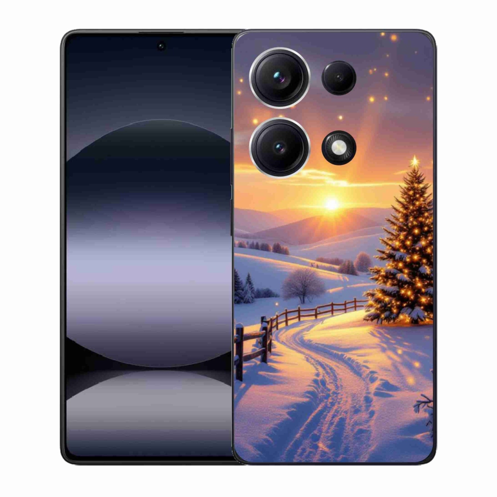 Gélový kryt mmCase na Xiaomi Redmi Note 14S - zimná krajina