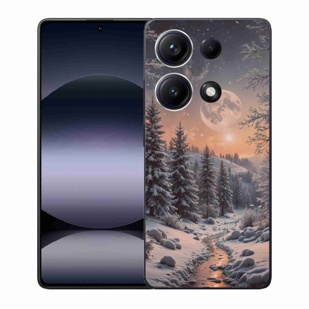 Gélový kryt mmCase na Xiaomi Redmi Note 14S - zimná krajina 2