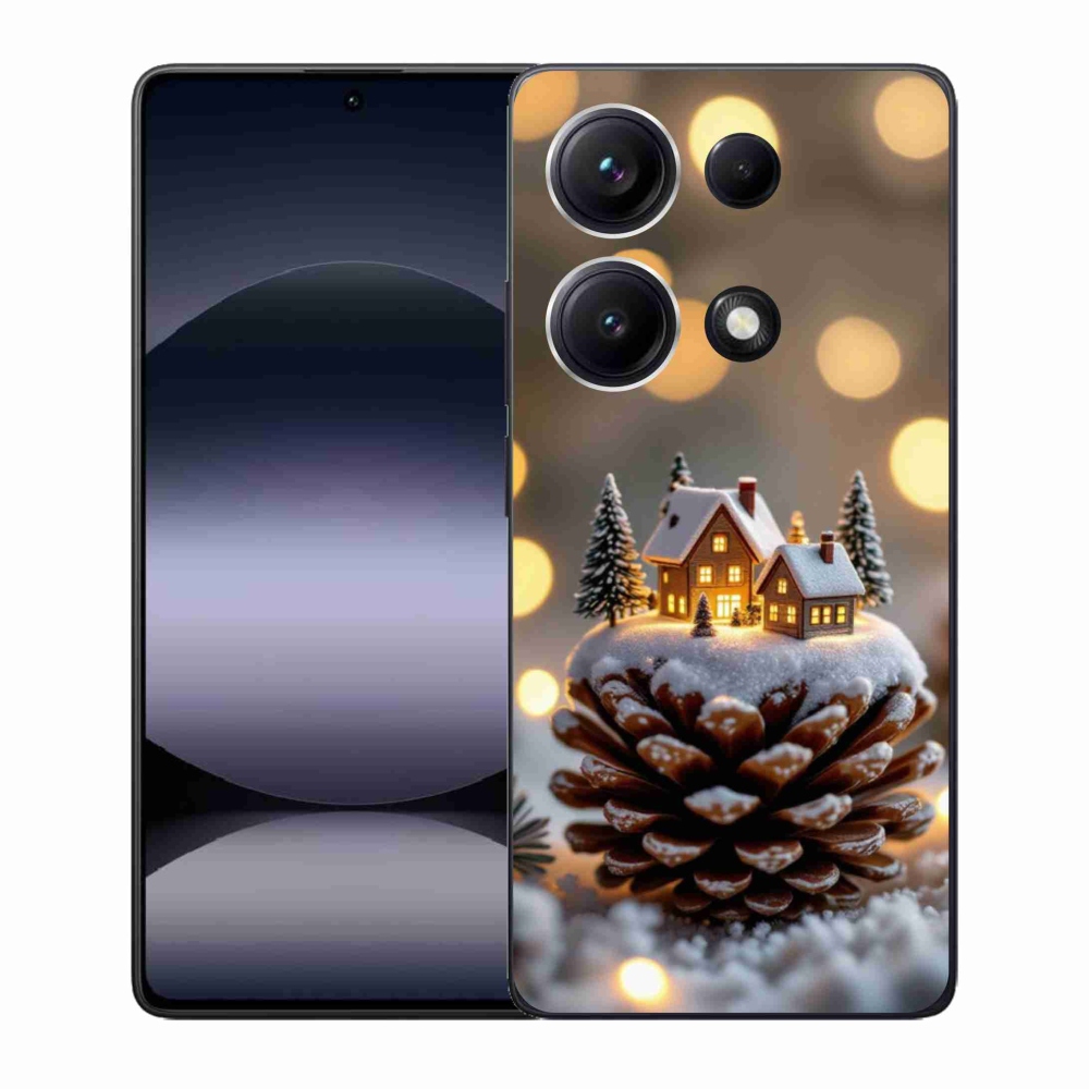 Gélový kryt mmCase na Xiaomi Redmi Note 14S - zimná dedinka