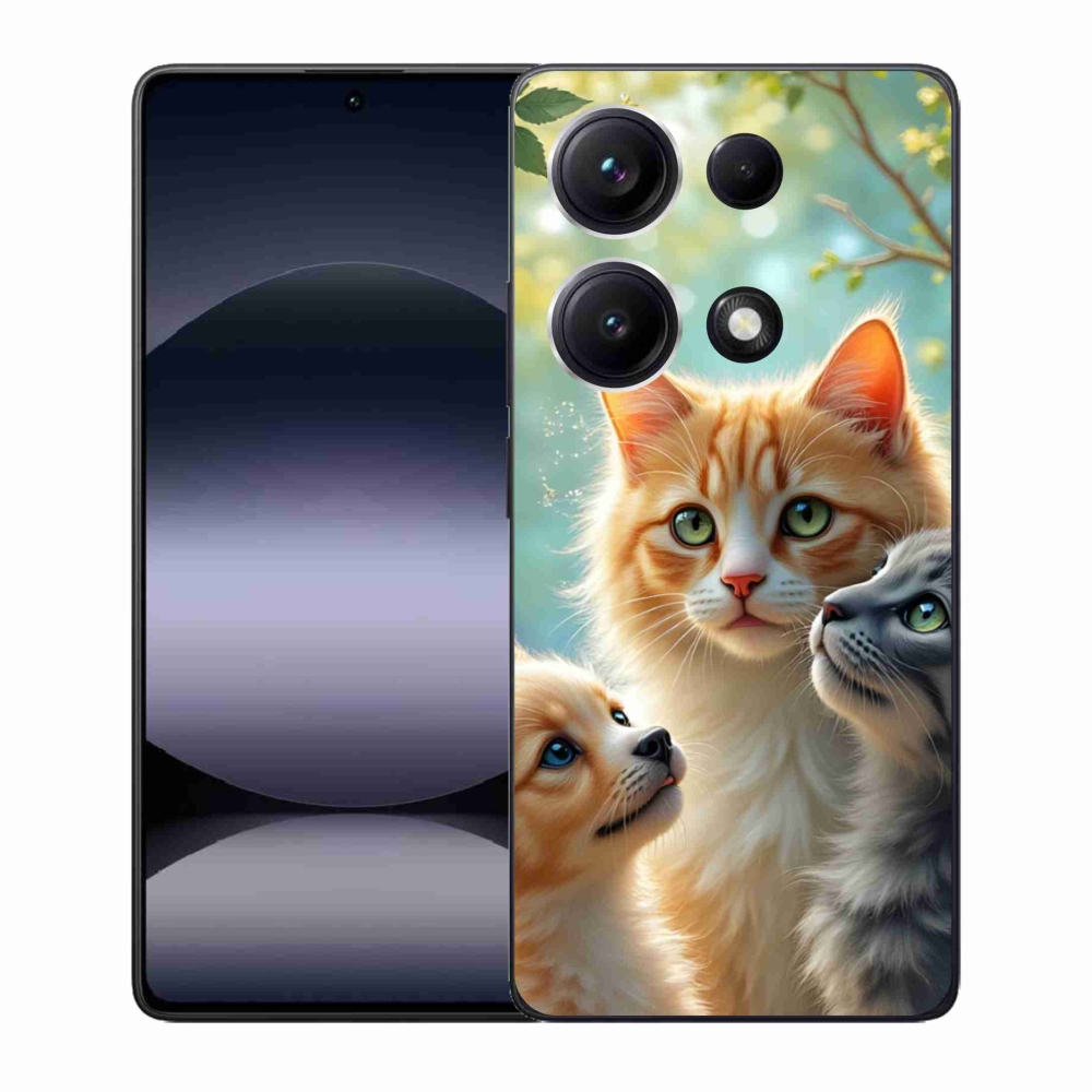 Gélový kryt mmCase na Xiaomi Redmi Note 14S - zvieracie priateľstvo 2