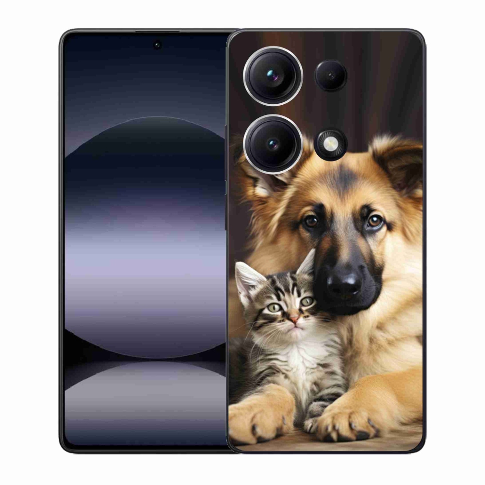 Gélový kryt mmCase na Xiaomi Redmi Note 14S - zvieracie priateľstvo