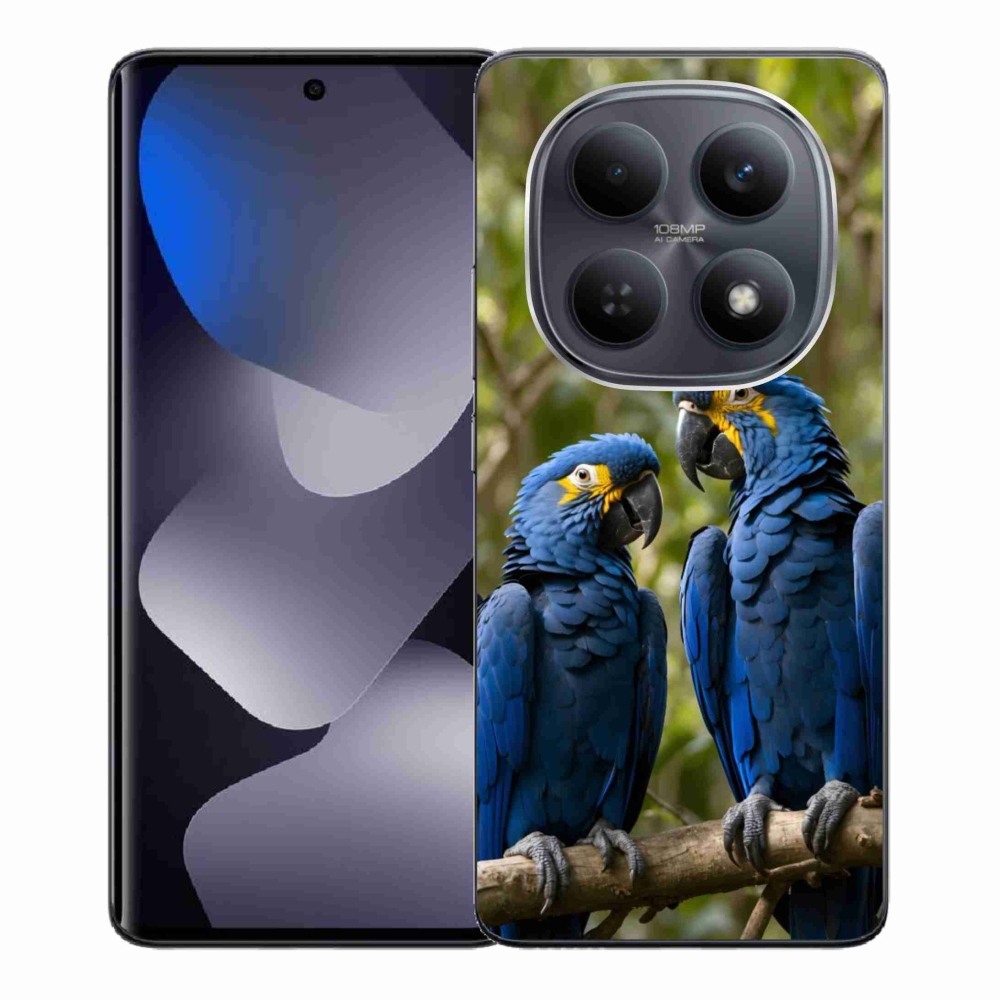 Gélový kryt mmCase na Xiaomi Redmi Note 15 4G/5G/Poco M8 5G - papagájové duo