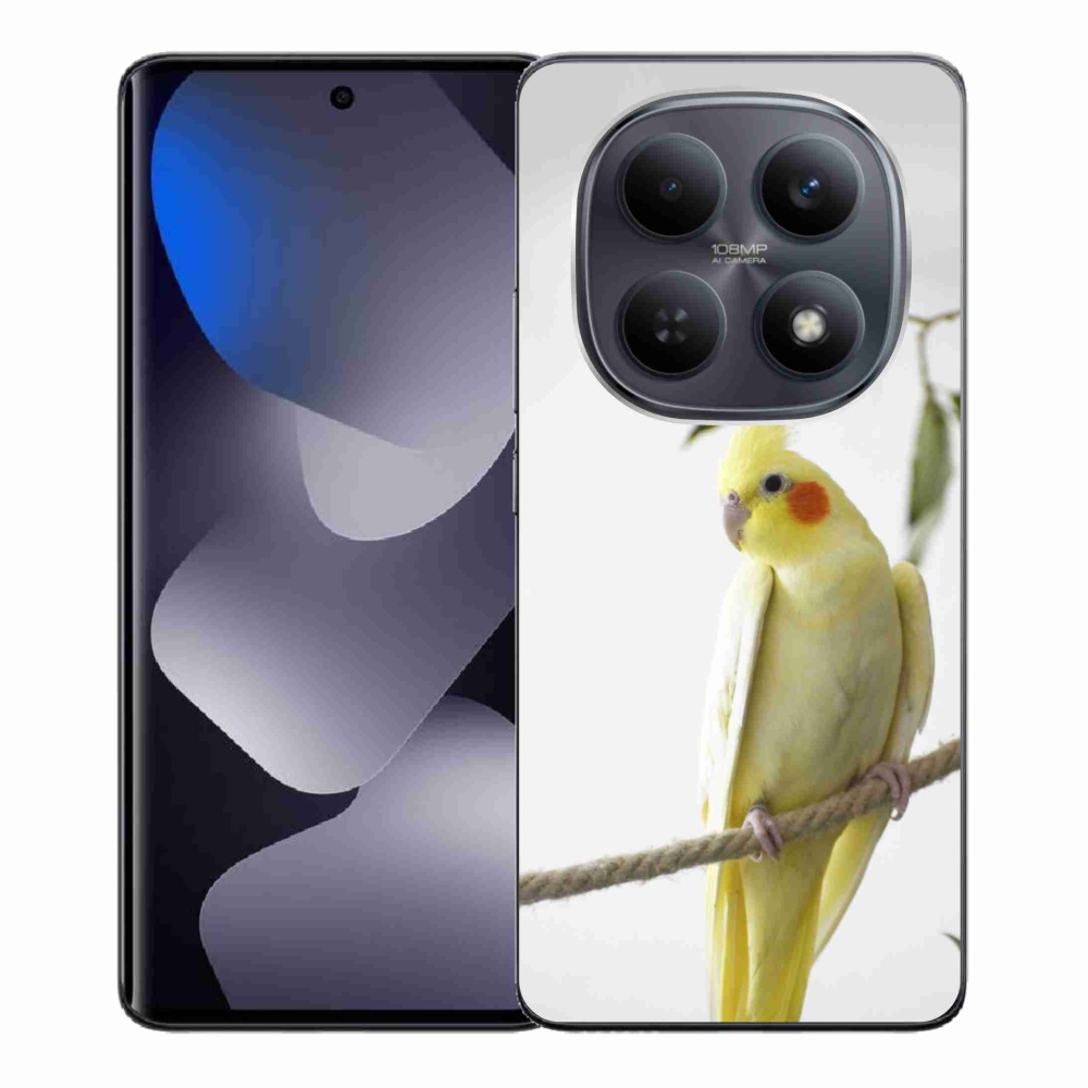 Gélový kryt mmCase na Xiaomi Redmi Note 15 4G/5G/Poco M8 5G - papagáj korela chocholatá