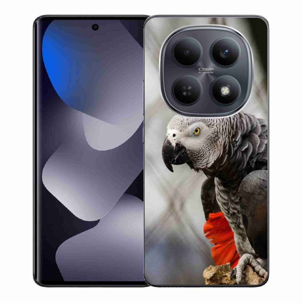 Gélový kryt mmCase na Xiaomi Redmi Note 15 4G/5G/Poco M8 5G - papagáj žako 3
