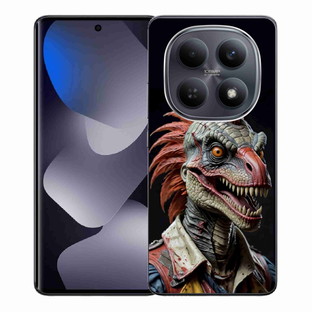 Gélový kryt mmCase na Xiaomi Redmi Note 15 4G/5G/Poco M8 5G - punk dinosaurus