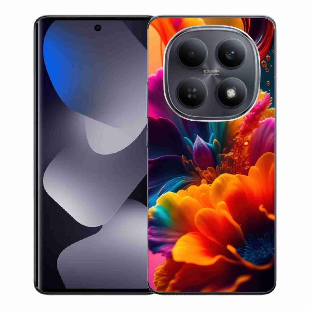 Gélový kryt mmCase na Xiaomi Redmi Note 15 4G - abstraktný motív 2