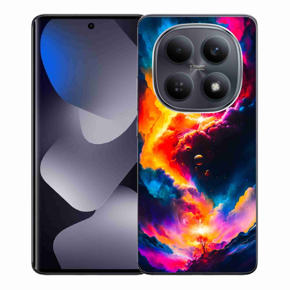 Gélový kryt mmCase na Xiaomi Redmi Note 15 4G - abstraktný motív