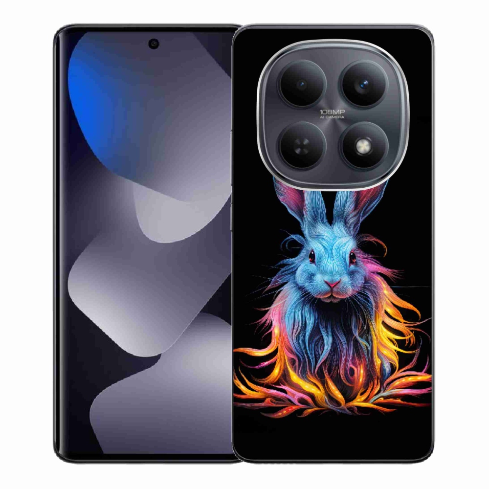 Gélový kryt mmCase na Xiaomi Redmi Note 15 4G - abstraktný zajac