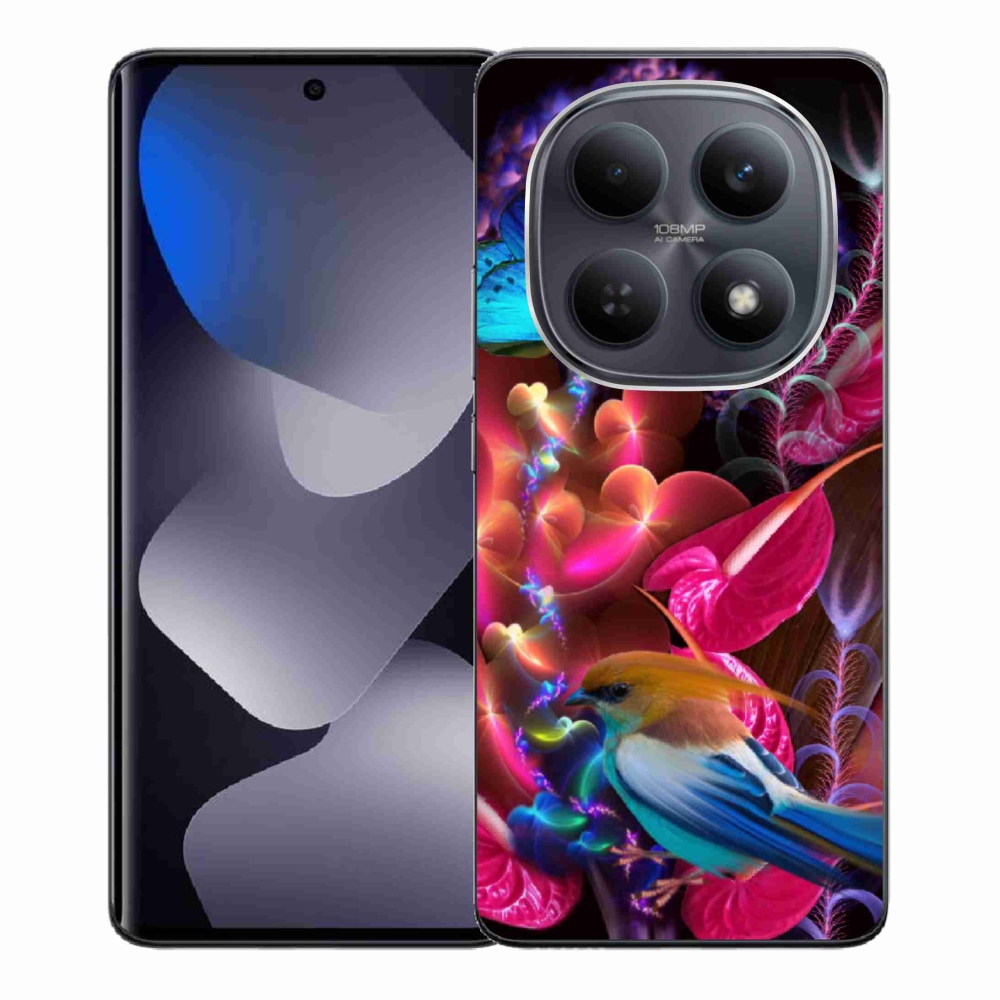 Gélový kryt mmCase na Xiaomi Redmi Note 15 4G - farebné kvety