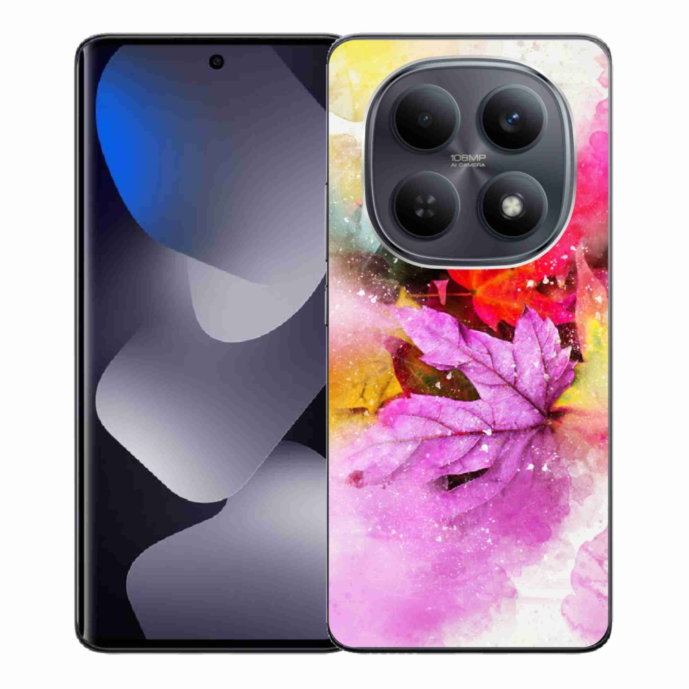 Gélový kryt mmCase na Xiaomi Redmi Note 15 4G - farebné listy