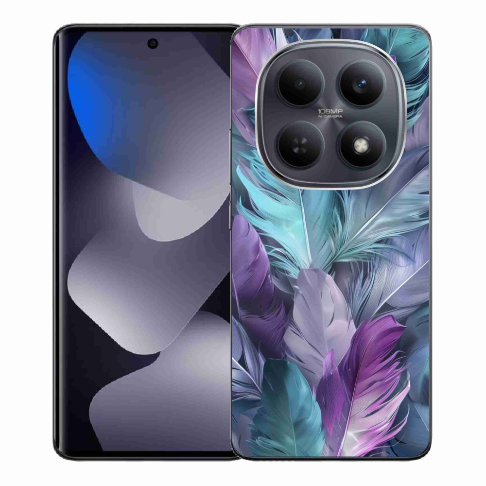 Gélový kryt mmCase na Xiaomi Redmi Note 15 4G - farebné perie 2