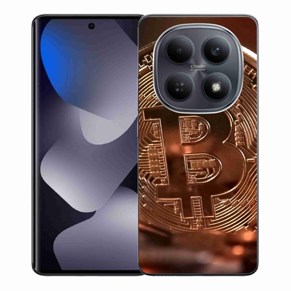 Gélový kryt mmCase na Xiaomi Redmi Note 15 4G - bitcoin