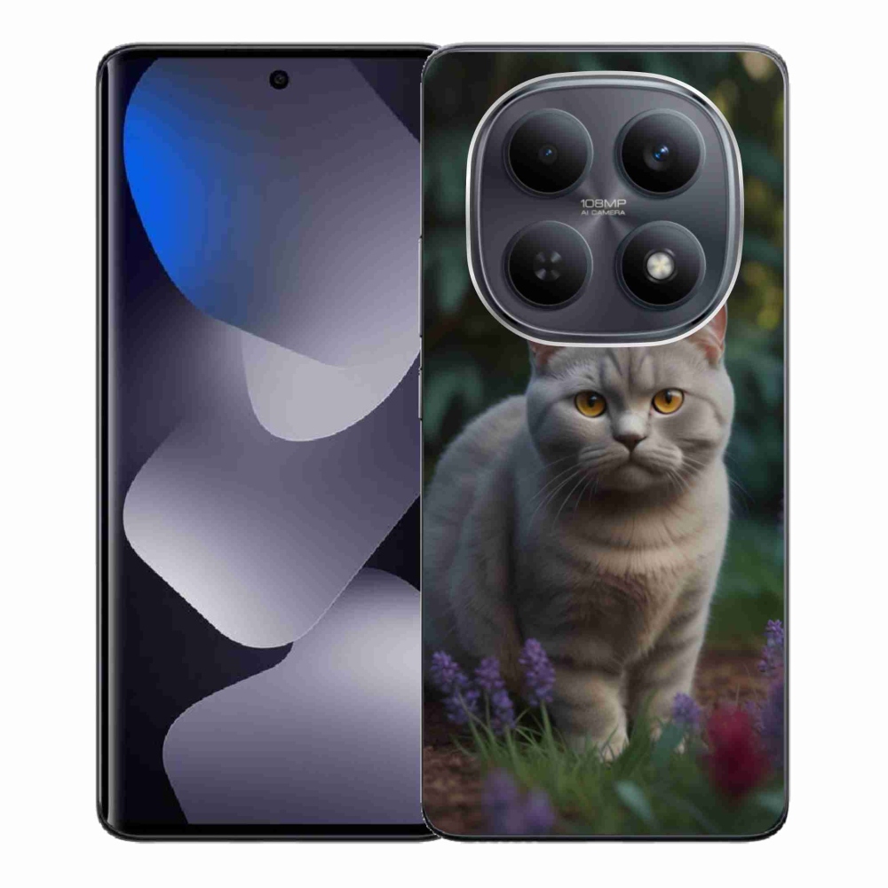 Gélový kryt mmCase na Xiaomi Redmi Note 15 4G - britská mačka