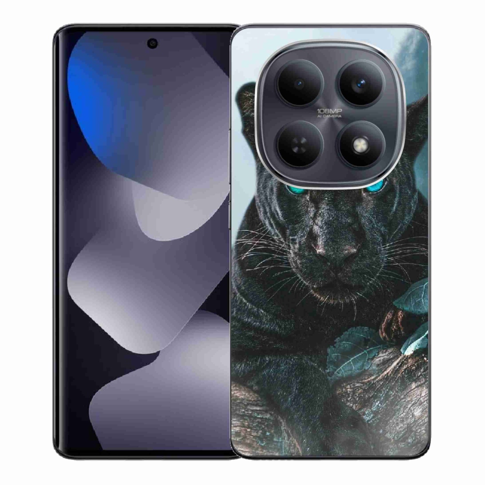 Gélový kryt mmCase na Xiaomi Redmi Note 15 4G - čierny panter