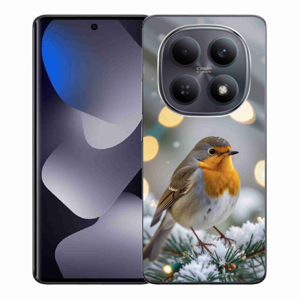 Gélový kryt mmCase na Xiaomi Redmi Note 15 4G - červienka v zime