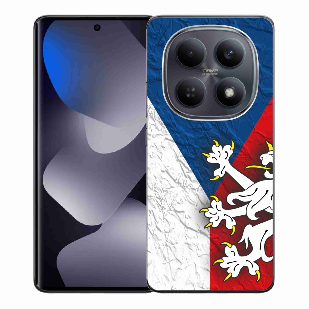 Gélový kryt mmCase na Xiaomi Redmi Note 15 4G - česká vlajka 1