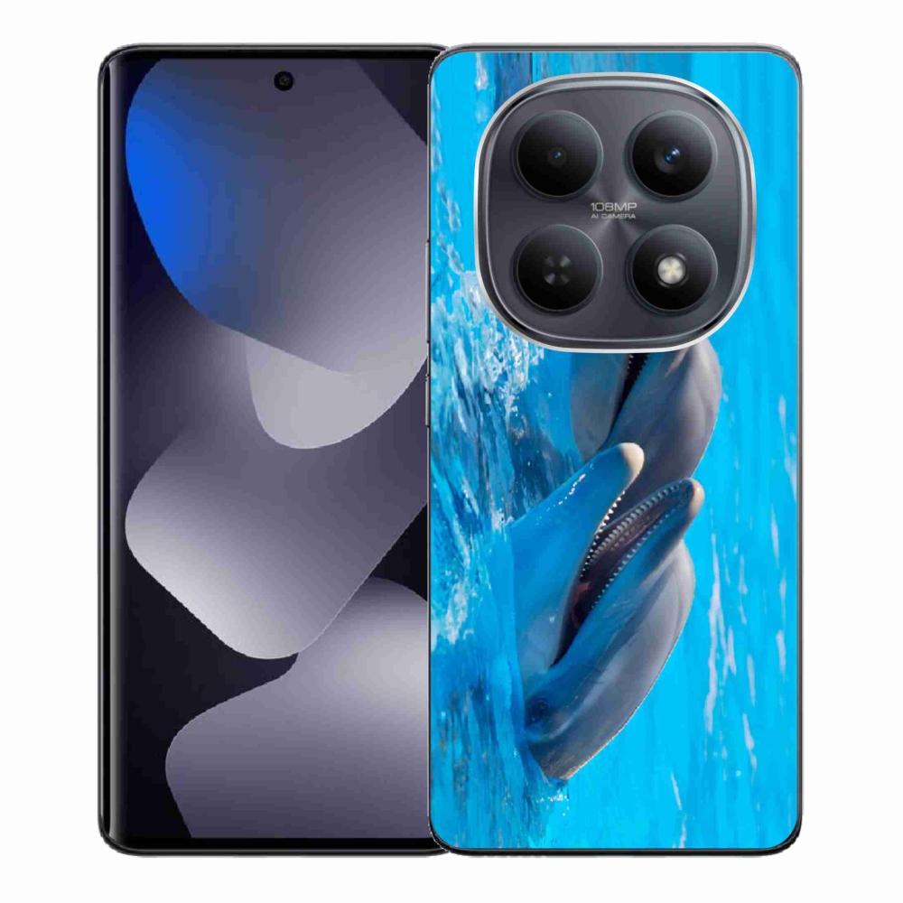 Gélový kryt mmCase na Xiaomi Redmi Note 15 4G - delfíny