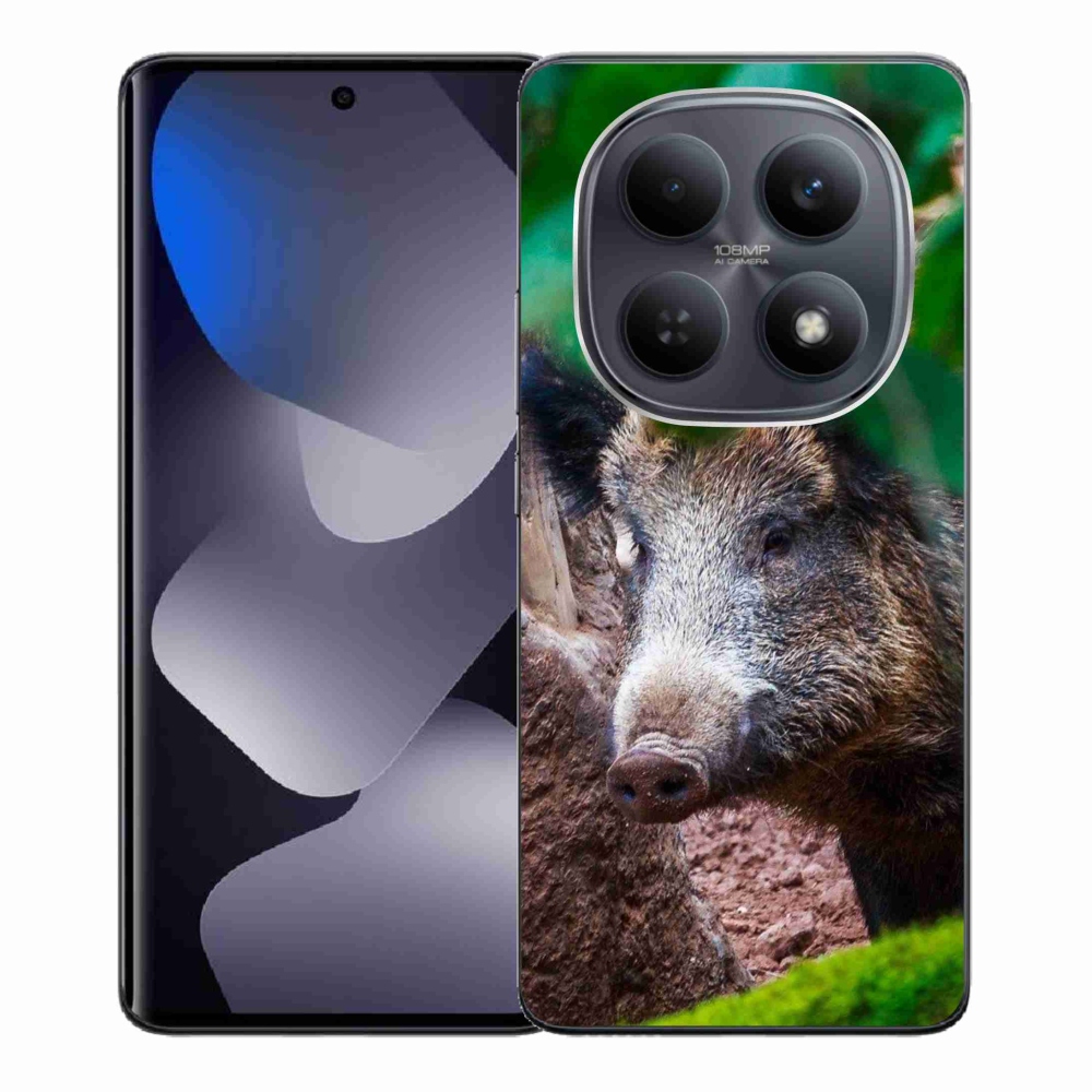 Gélový kryt mmCase na Xiaomi Redmi Note 15 4G - divoké prasa