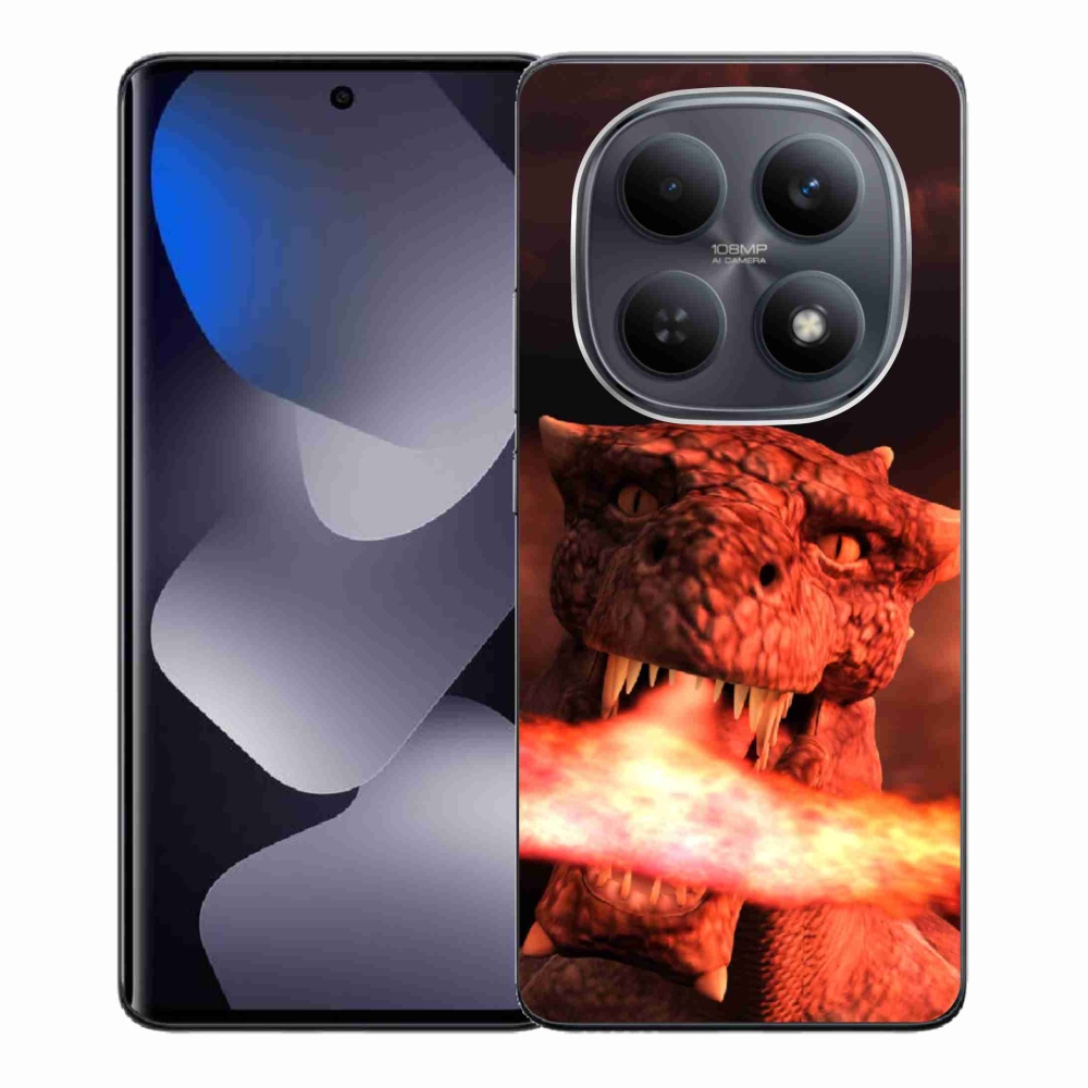 Gélový kryt mmCase na Xiaomi Redmi Note 15 4G - drak