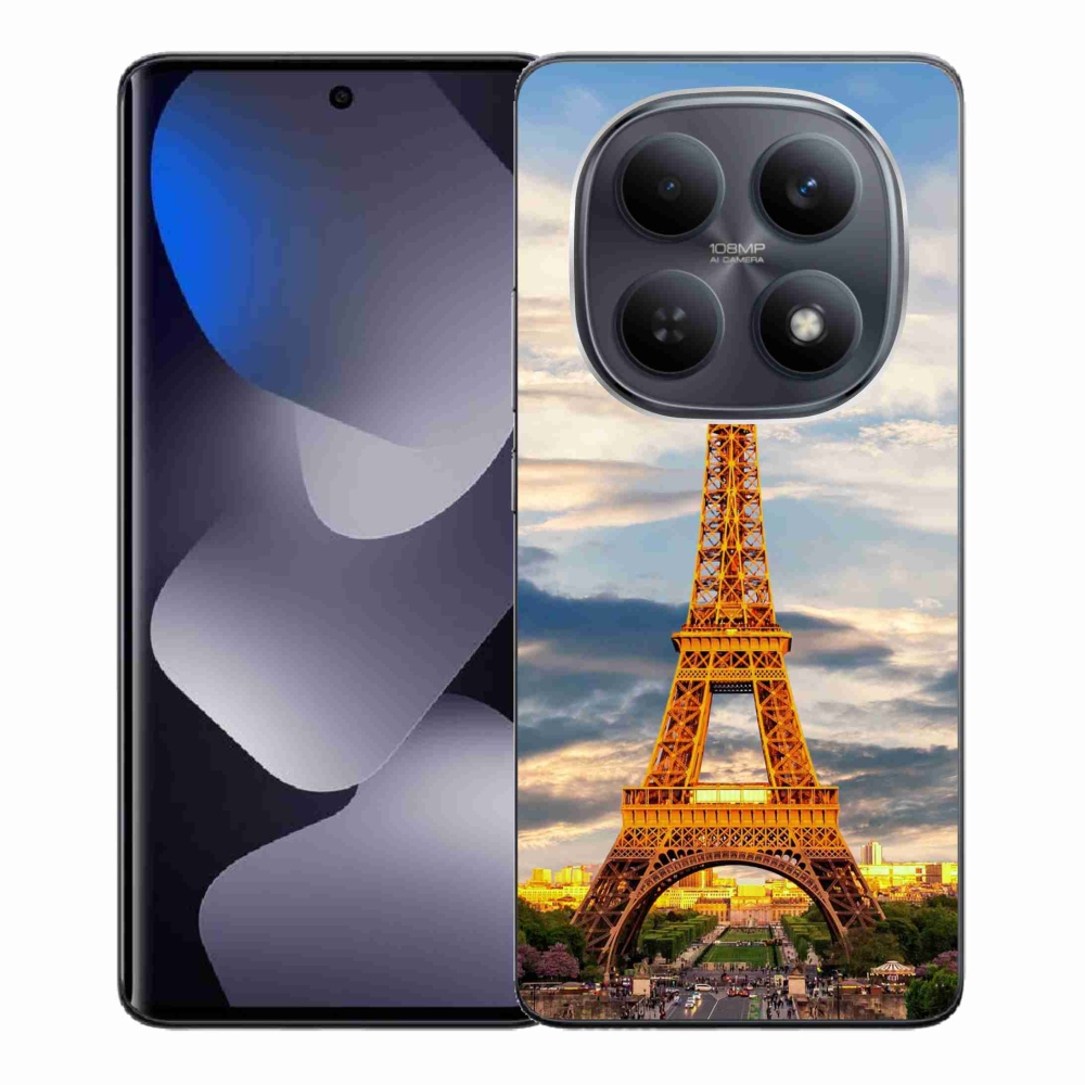 Gélový kryt mmCase na Xiaomi Redmi Note 15 4G - eiffelova veža 3