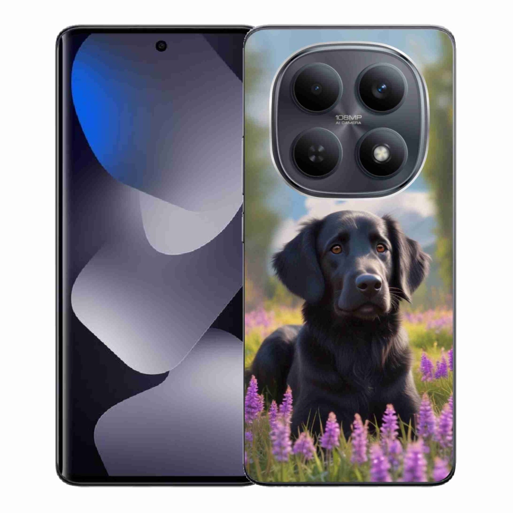 Gélový kryt mmCase na Xiaomi Redmi Note 15 4G - elegantný čierny retriever