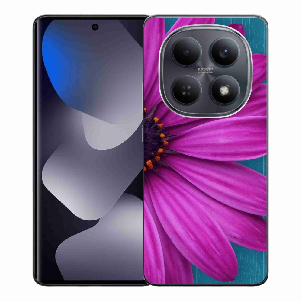 Gélový kryt mmCase na Xiaomi Redmi Note 15 4G - fialová margaréta