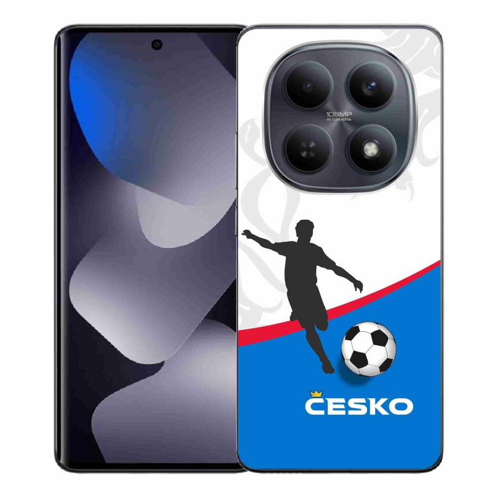 Gélový kryt mmCase na Xiaomi Redmi Note 15 4G - futbal Česko 1