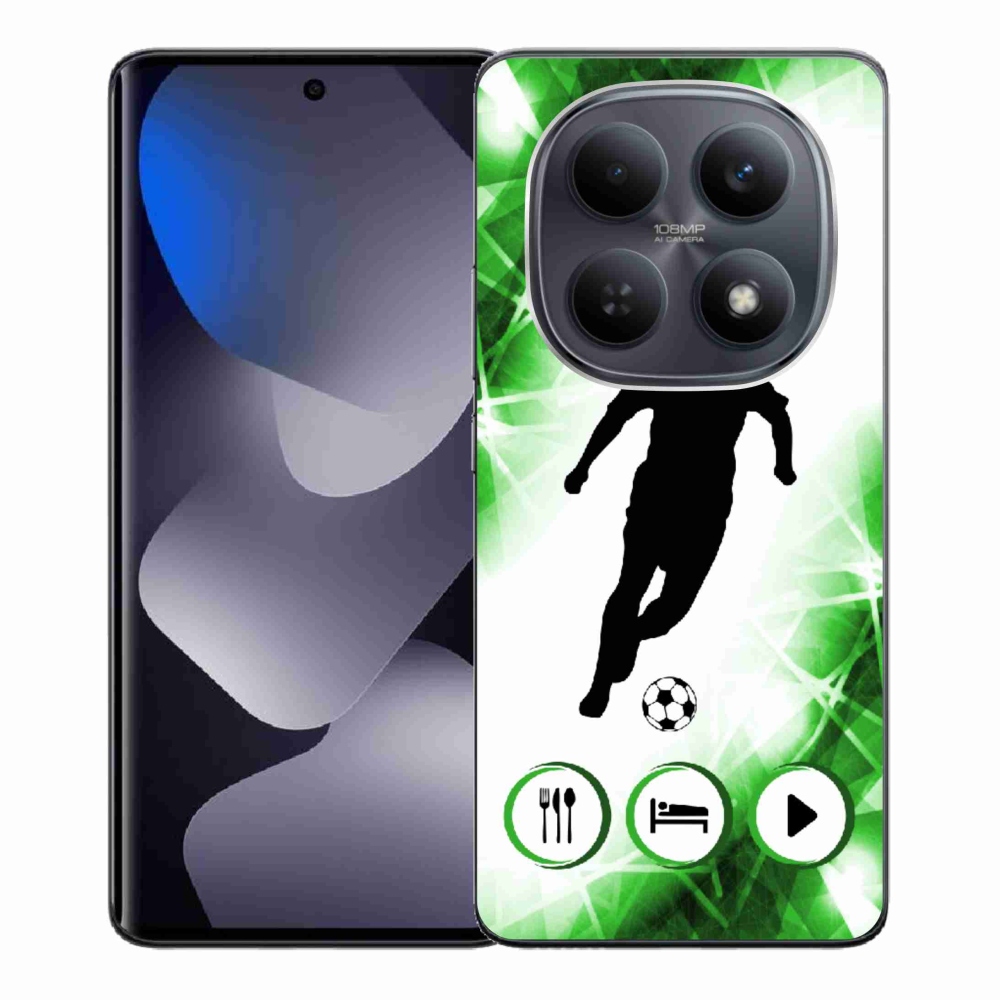 Gélový kryt mmCase na Xiaomi Redmi Note 15 4G - futbalista