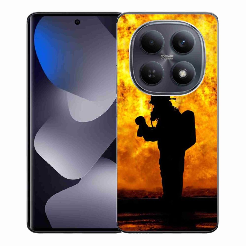 Gélový kryt mmCase na Xiaomi Redmi Note 15 4G - hasič