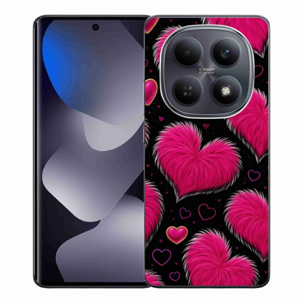 Gélový kryt mmCase na Xiaomi Redmi Note 15 4G - hebké srdce