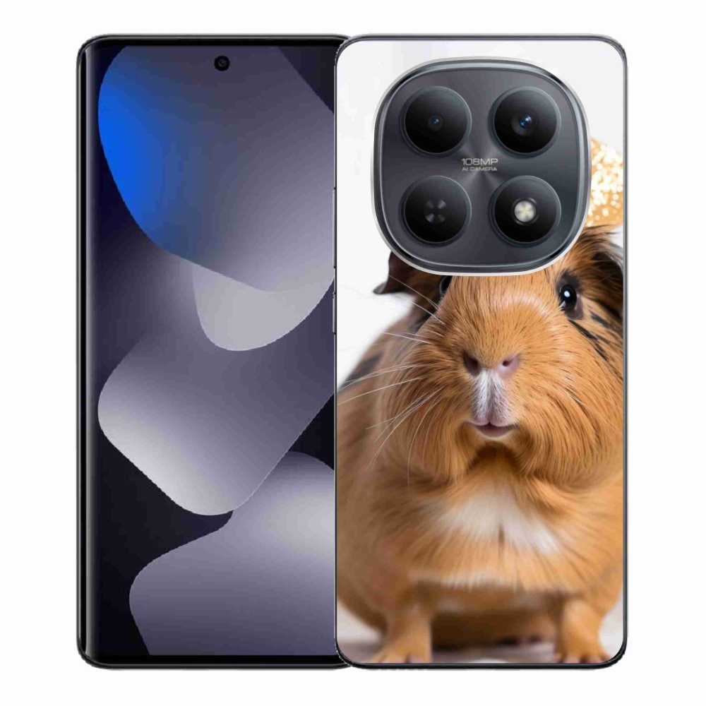 Gélový kryt mmCase na Xiaomi Redmi Note 15 4G - hnedé morča