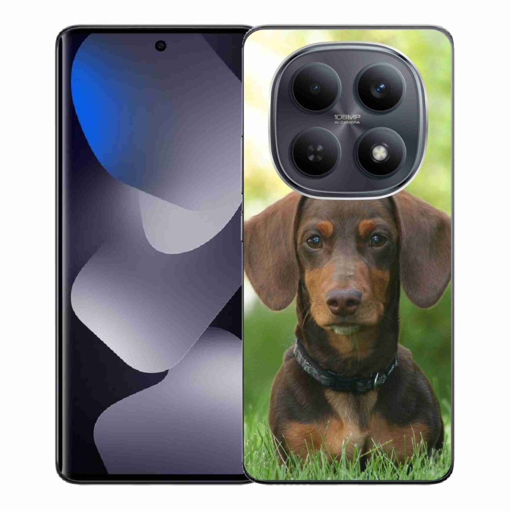 Gélový kryt mmCase na Xiaomi Redmi Note 15 4G - hnedý jazvečík